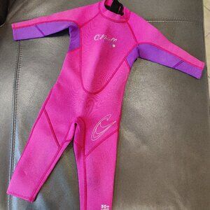 O'Neill infant/toddler 2mm full wetsuit size 1